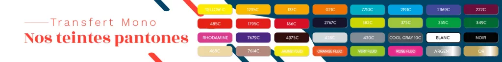 Banque de pantone