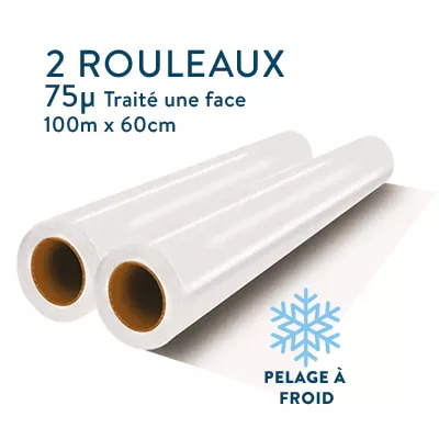 Film 75micro mètre pelage à froid