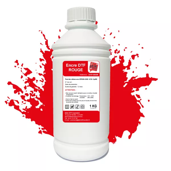 Encre DTF Rouge